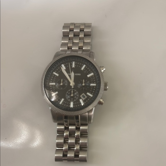 Michael Kors Silver Chronograph Watch - Picture 2 of 5